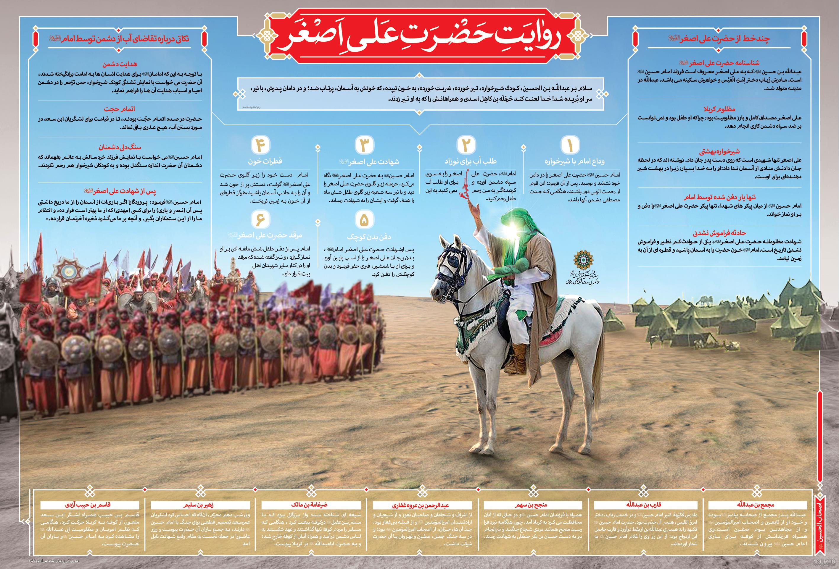25 شعر زیبا در مورد شهادت علی اصغر امام حسین [غمگین و ادبی!]