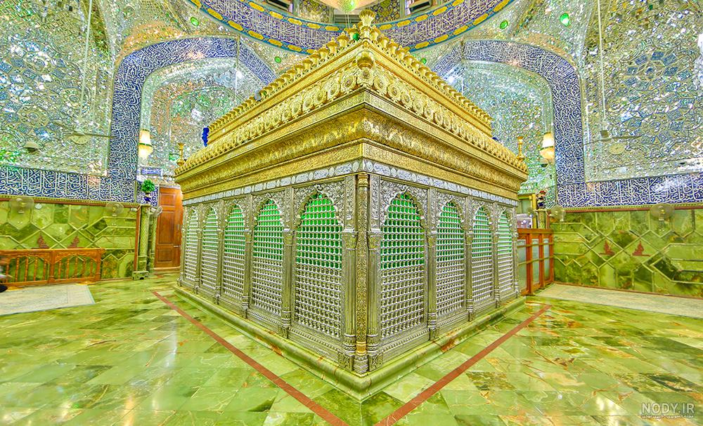 عکس حرم امام علی (ع) و عکس نوشته های حرم امام علی