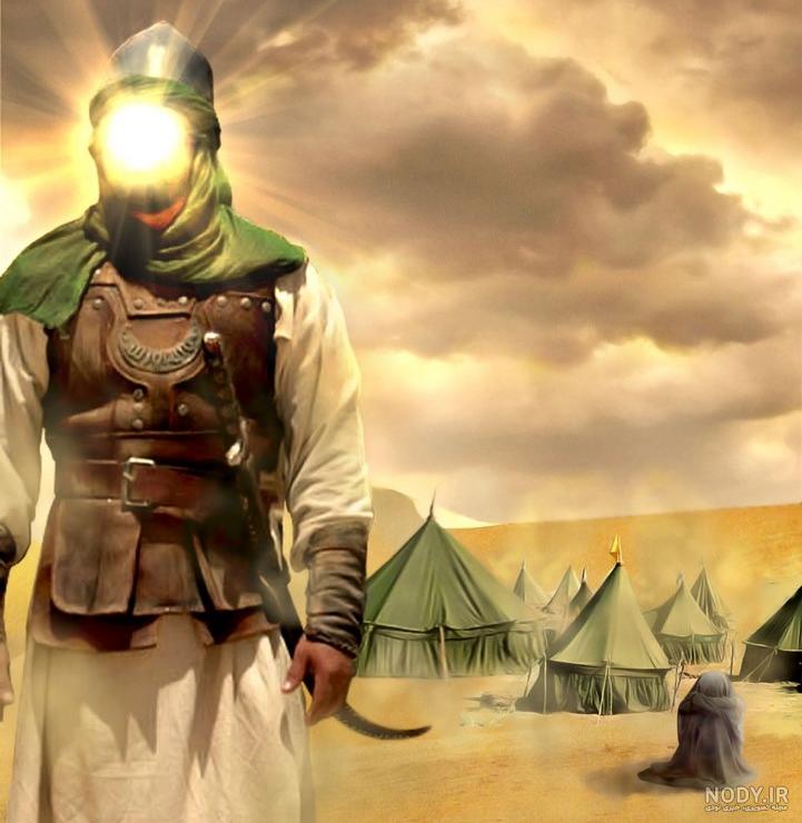 عکس واقعی حضرت عباس و امام حسین ع در حوزه