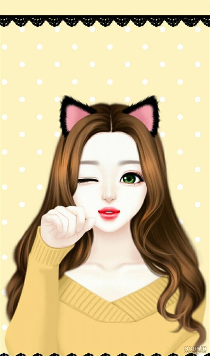 عکس پس زمینه دخترانه کارتونی