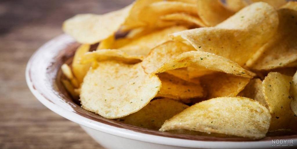 عکس چیپس پیاز و جعفری