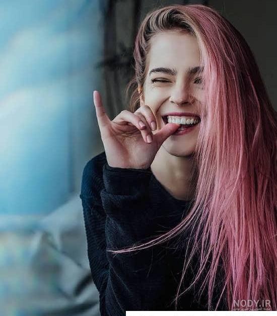 عکس دختر خنده دار فانتزی