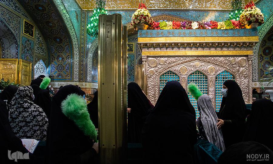 تصاویر حال و هوای حرم مطهر رضوی در شب میلاد امام علی علیه السلام - رضوی
