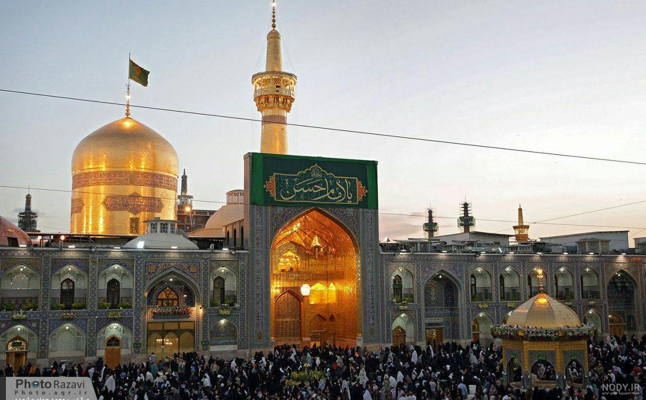 حرم امام رضا (ع) در آستانه ولادت