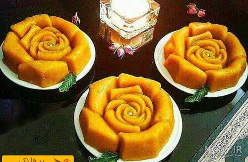 طرز تهیه حلوای شیر خشک خوشرنگ و ساده با طعمی بی نظیر