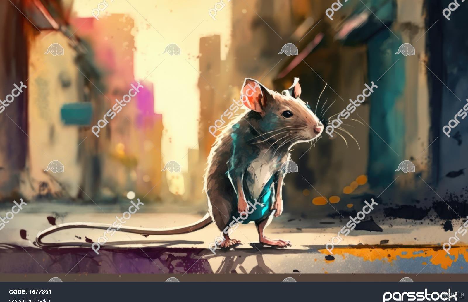 عکس بچه موش تازه به دنیا اومده