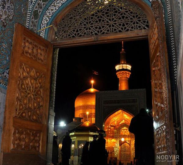 عکس حرم امام رضا و نوشته ❤️ [ بهترین تصاویر ]