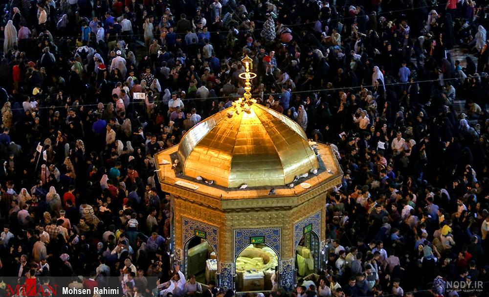 پرچم گنبد حرم امام رضا(ع) تعویض شد | پایگاه اطلاع رسانی رجا
