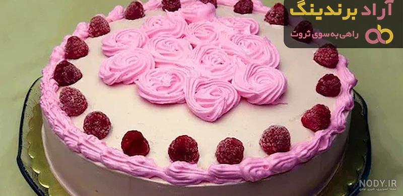 کیک تولد گل آوا | کیک آف