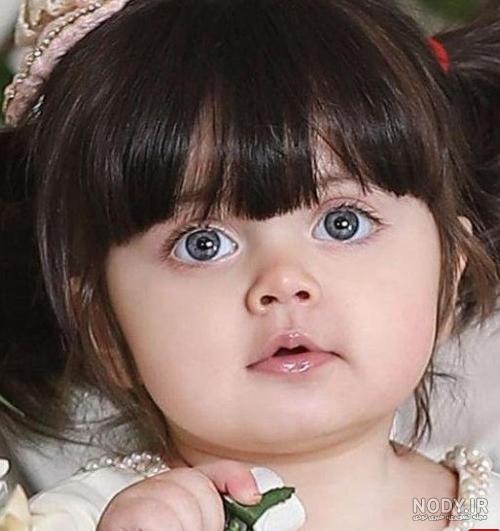 عکس نی نی دختر با لباس عروس