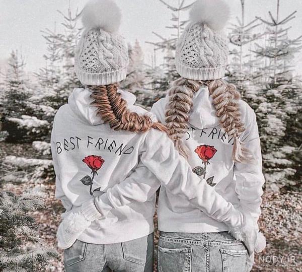 عکس خفن عکس دختر از پشت سر با شال طبیعی