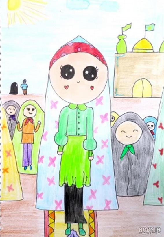 آموزش نقاشی ساده خانه خدا
