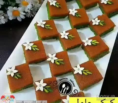طرز تهیه کیک حلوا خانگی و مجلسی برای پذیرایی در مراسم ها