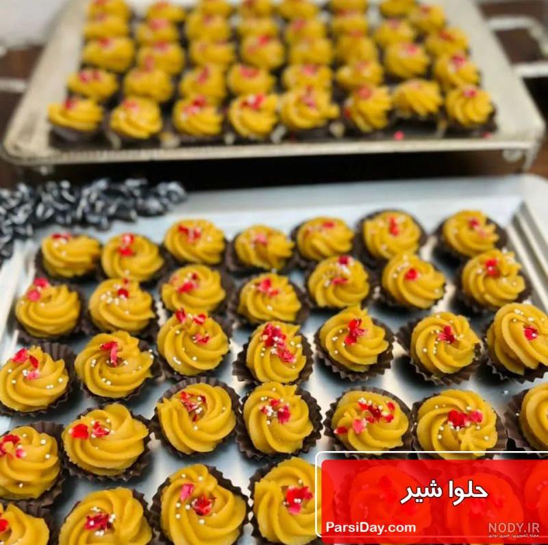 طرز تهیه کیک حلوا مجلسی _ خوشمزه ریزه | خوشمزه ریزه