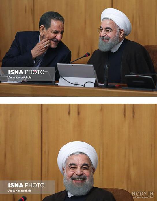 عکس های خنده روحانی