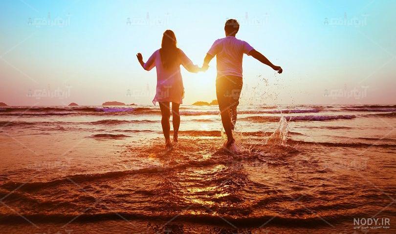 عکس دختر کنار دریا غروب عکس دختر کنار دریا غروب