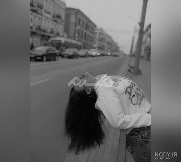 عکس دخترانه جذاب سیاه و سفید - عکس نودی