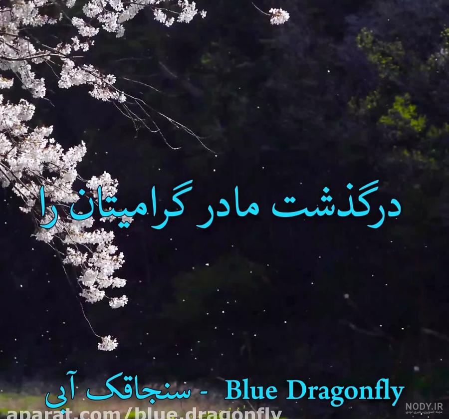 عکس نوشته پیام تسلیت فوت مادربزرگ برای ابراز همدردی