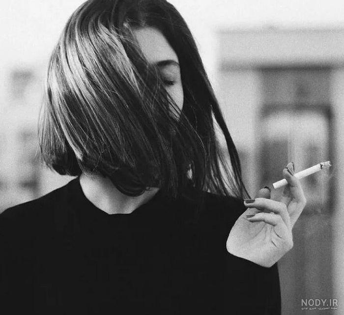 عکس پروفایل دخترونه لاتی با سیگار - عکس نودی