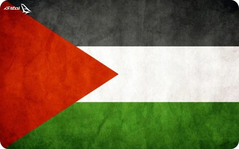 عکس پرچم ایران و فلسطین