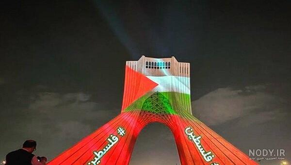 عکس پرچم و فلسطین