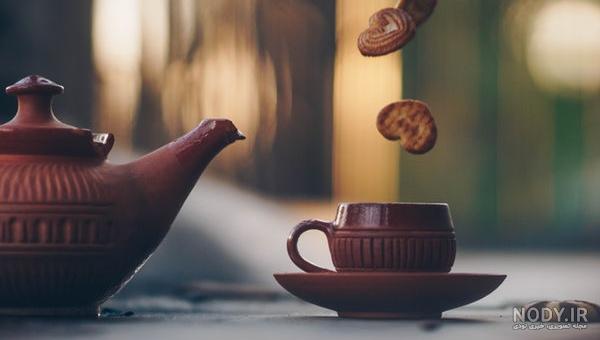 عکس چای خوردن در طبیعت