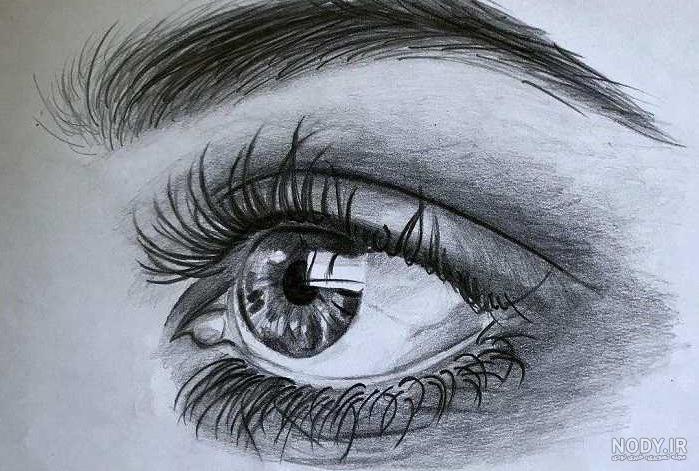 عکس چشم نقاشی ❤️ [ بهترین تصاویر ]