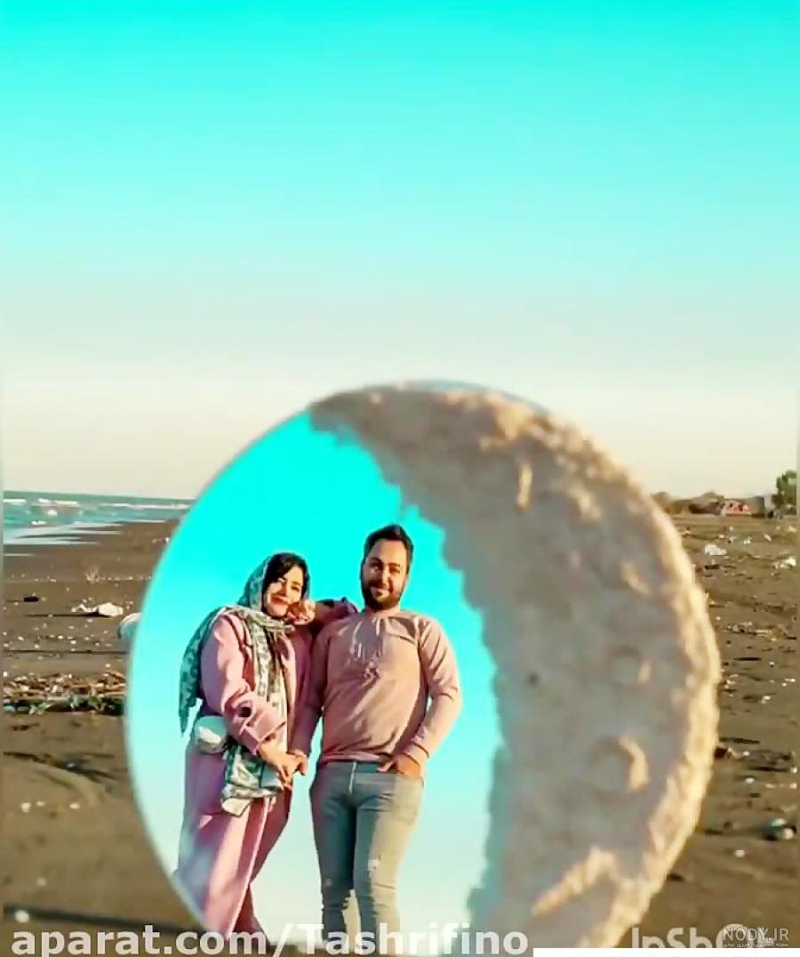 عکس دختر کنار دریا شمال