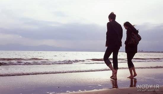 عکس دختر کنار دریا شمال