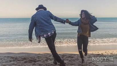 عکس دختر کنار دریا شمال