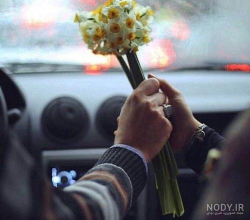  عکس عاشقانه تو ماشین
