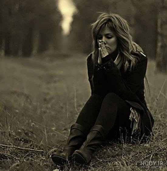 عکس غمگین تنهایی