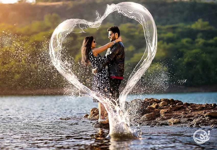ایده عکس دونفره جنگل ایده عکس دونفره جنگل