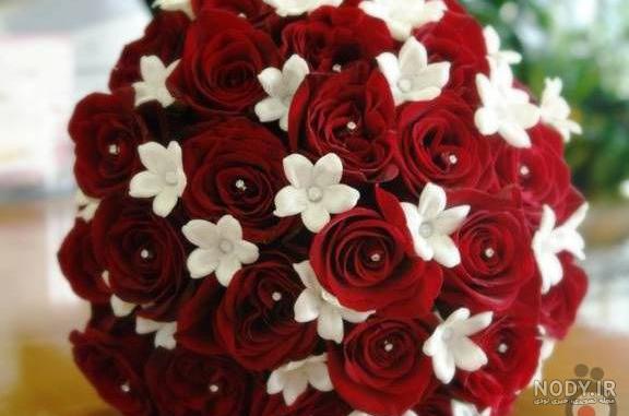 جدیدترین گل آرایی دسته گل عروس با ژیپسوفیلا