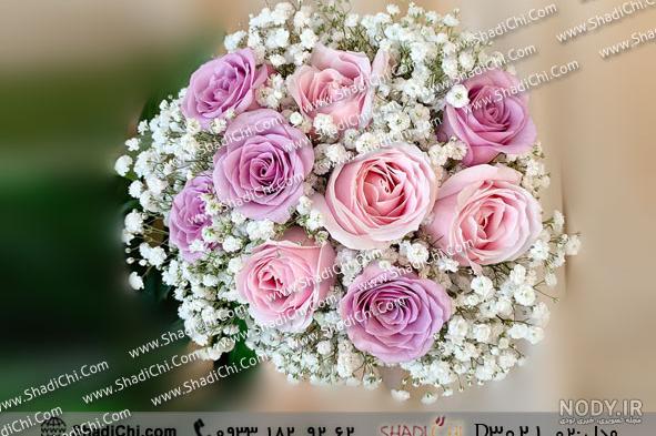 جدیدترین گل آرایی دسته گل عروس با ژیپسوفیلا