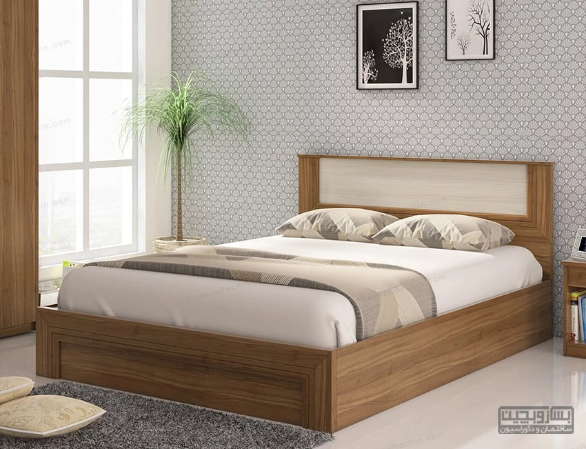 خرید سرویس خواب دو نفره شیک کرم رنگ مدل جیحون - تخت طاووس خرید سرویس خواب دو نفره شیک کرم رنگ مدل جیحون - تخت طاووس