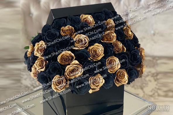 خرید و قیمت دسته گل رز روبانی مشکی اکلیلی | ترب خرید و قیمت دسته گل رز روبانی مشکی اکلیلی | ترب