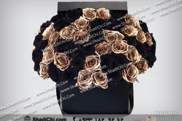 خرید و قیمت دسته گل رز مشکی و قرمز 6274 | ترب خرید و قیمت دسته گل رز مشکی و قرمز 6274 | ترب