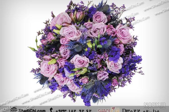 دانلود عکس دسته گل رز بنفش