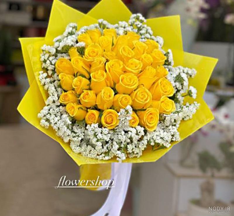 دانلود عکس دسته گل رز زرد دانلود عکس دسته گل رز زرد