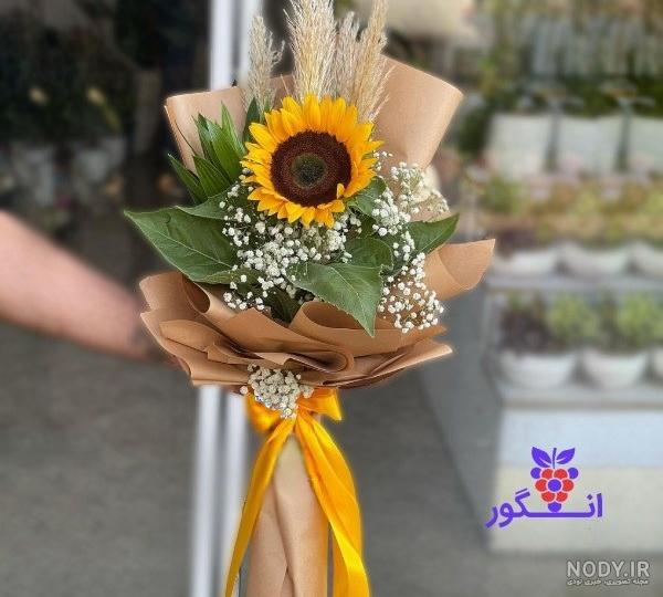 دسته گل آفتابگردان - بخشی پر از نور و روشنی برای خرید آنلاین گل آفتابگردان  | اطلس گل | Atlas Flower