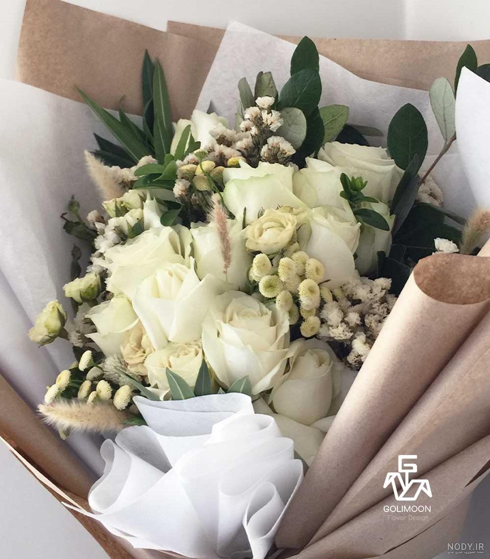 دسته گل عروس به رنگ سفید دسته گل عروس به رنگ سفید