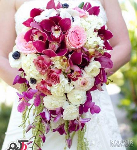 عکس از دسته گل عروس طبیعی
