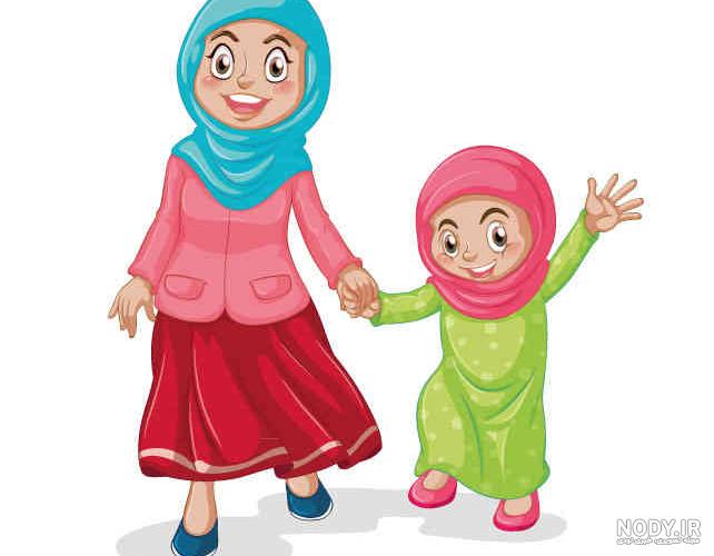 عکس با حجاب مادر دختری - عکس نودی عکس با حجاب مادر دختری - عکس نودی