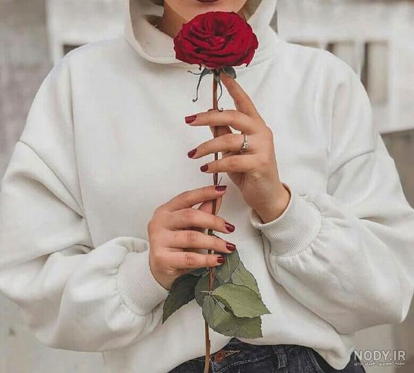 عکس دختر با گل رز قرمز 2023; کاملاً فیک و بسیار طبیعی عکس دختر با گل رز قرمز 2023; کاملاً فیک و بسیار طبیعی