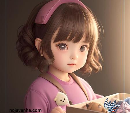 عکس های دخترانه کارتونی زیبا