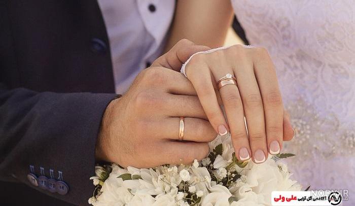 عکس دسته گل و حلقه ازدواج - عکس نودی