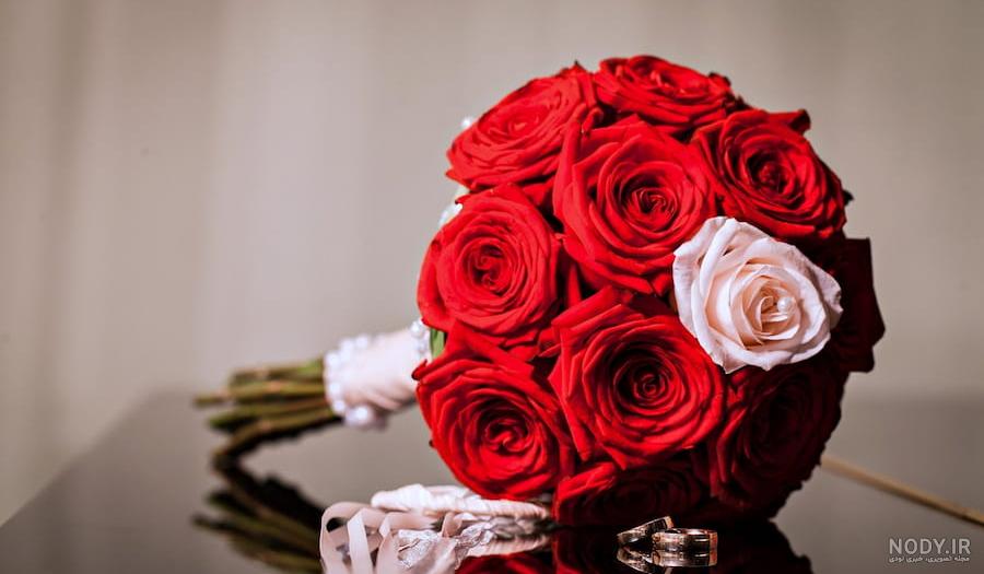 عکس دسته گل عروس به رنگ آبی عکس دسته گل عروس به رنگ آبی