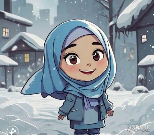عکس زمستانی دخترانه | 40 عکس پروفایل دخترونه برفی و زمستانی زیبا - دلبرانه
