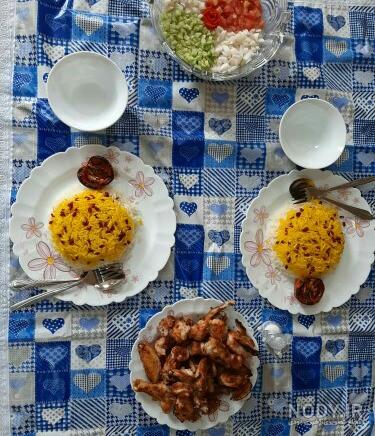 عکس شام دونفره ساده عکس شام دونفره ساده
